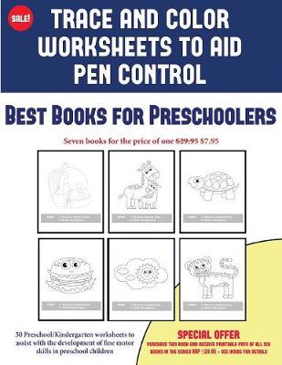 Book cover for Best Books for Preschoolers (Trace and Color Worksheets to Develop Pen Control)