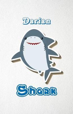 Book cover for Darian Shark A5 Lined Notebook 110 Pages