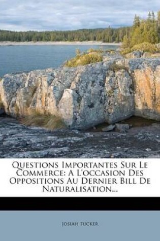 Cover of Questions Importantes Sur Le Commerce