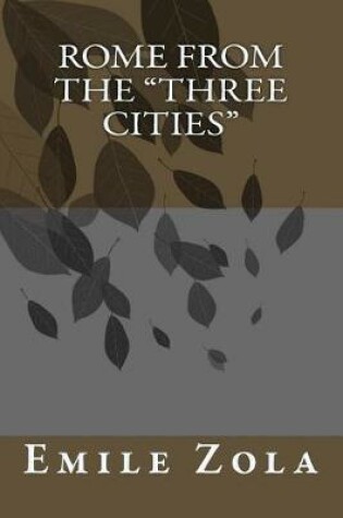 Cover of Rome From The "Three Cities"