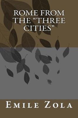 Book cover for Rome From The "Three Cities"