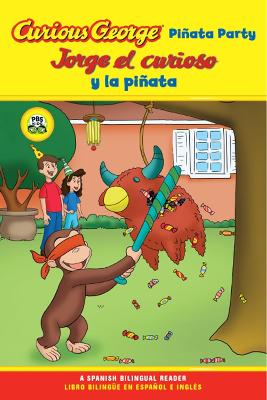 Book cover for Curious George Pinata Party Bilingual