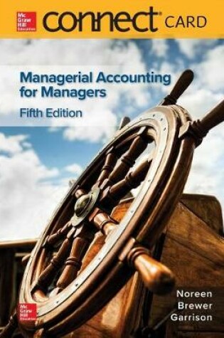 Cover of Connect Access Card for Managerial Accounting for Managers