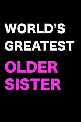 Book cover for World's Greatest Older Sister