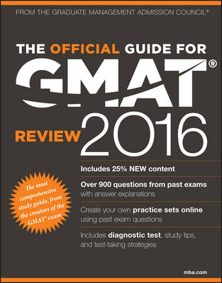 Cover of The Official Guide for GMAT Review 2016 with Online Question Bank and Exclusive Video