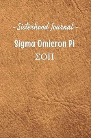 Cover of Sisterhood Journal Sigma Omicron Pi