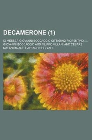 Cover of Decamerone; Di Messer Giovanni Boccaccio Cittadino Fiorentino. ... (1)