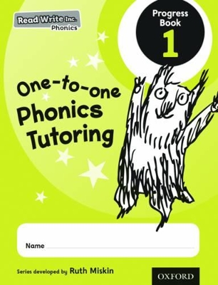 Book cover for Read Write Inc. Phonics: One-to-one Phonics Tutoring Progress Book 1 Pack of 5