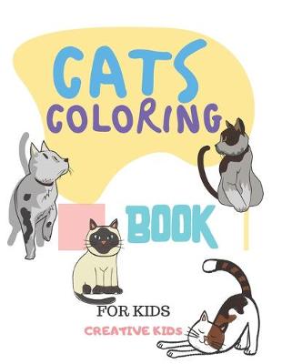 Book cover for Cats Coloring Book For Kids