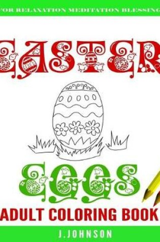 Cover of Easter Eggs Adult Coloring Book