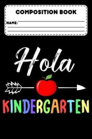 Cover of Composition Book Hola Kindergarten