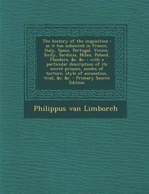 Book cover for The History of the Inquisition