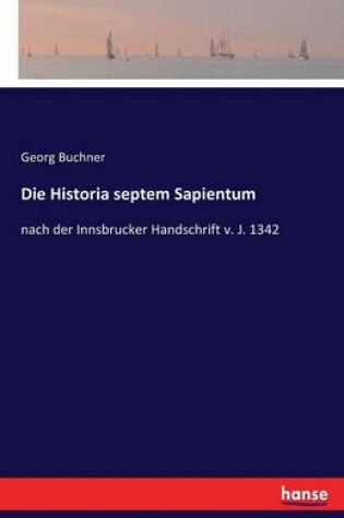 Cover of Die Historia septem Sapientum