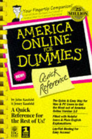 Cover of America Online for Dummies Quick Reference