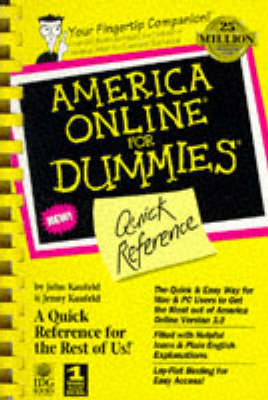 Book cover for America Online for Dummies Quick Reference
