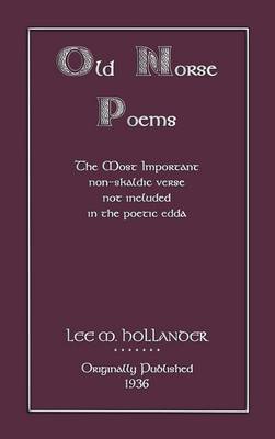 Book cover for Old Norse Poems