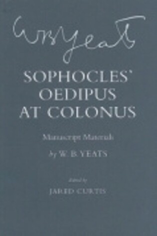 Cover of Sophocles' "Oedipus at Colonus"
