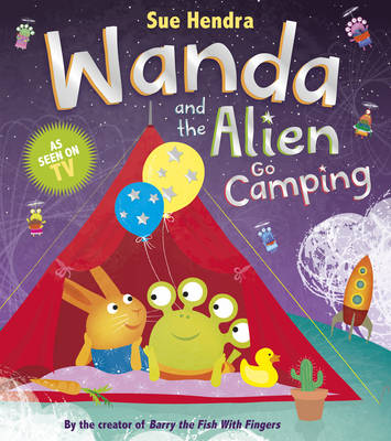 Book cover for Wanda and the Alien Go Camping