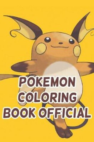 Cover of Pokemon Coloring Book Official