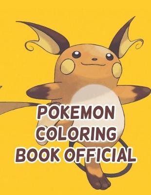 Book cover for Pokemon Coloring Book Official