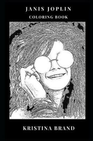 Cover of Janis Joplin Coloring Book