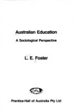 Cover of Australian Education