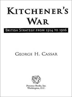 Book cover for Kitchener's War