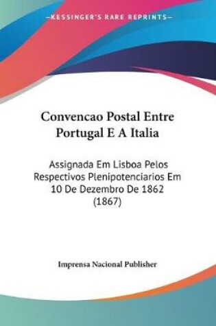 Cover of Convencao Postal Entre Portugal E A Italia