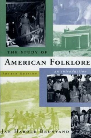 Cover of The Study of American Folklore