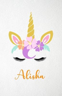 Book cover for Alisha A5 Lined Notebook 110 Pages