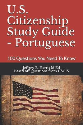 Book cover for U.S. Citizenship Study Guide - Portuguese