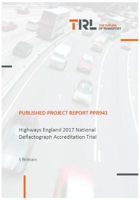 Book cover for Highways England 2017 National Deflectograph Accreditation Trial
