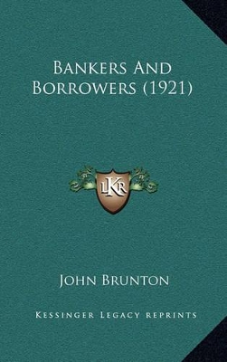 Book cover for Bankers and Borrowers (1921)