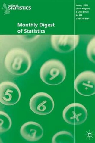 Cover of Monthly Digest of Statistics Vol 717 September 2005