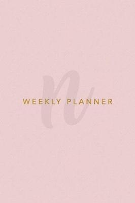 Book cover for N Weekly Planner
