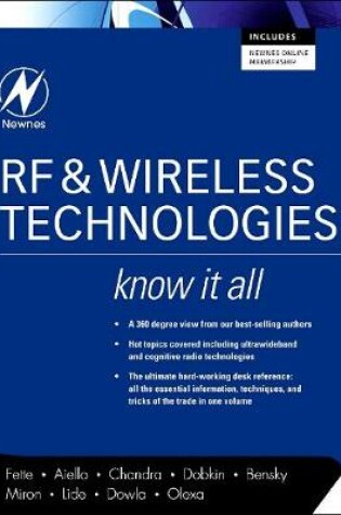 Cover of RF and Wireless Technologies: Know It All