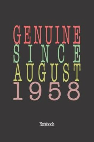 Cover of Genuine Since August 1958