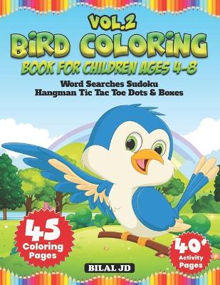 Book cover for Bird Coloring Book For Children