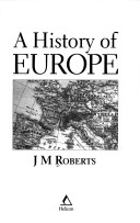 Cover of A History of Europe