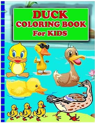 Book cover for Duck Coloring book For Kids