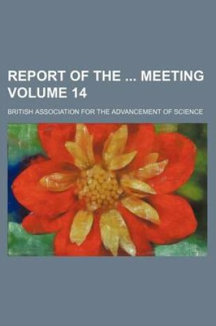 Cover of Report of the Meeting Volume 14