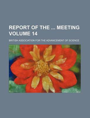 Book cover for Report of the Meeting Volume 14