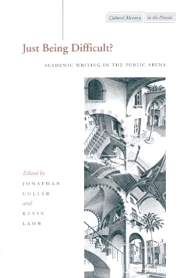 Cover of Just Being Difficult?