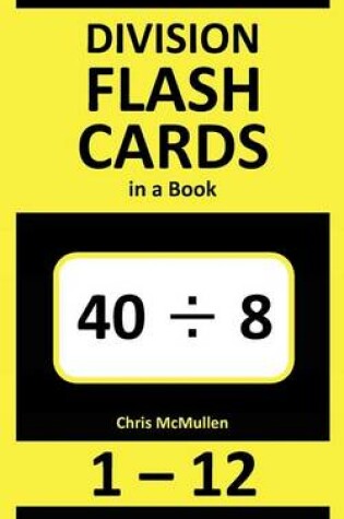 Cover of Division Flash Cards in a Book