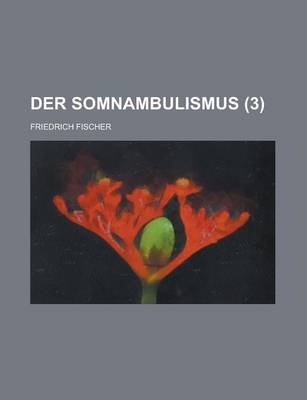 Book cover for Der Somnambulismus