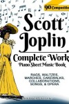 Book cover for Scott Joplin Piano Sheet Music Book - Complete Works