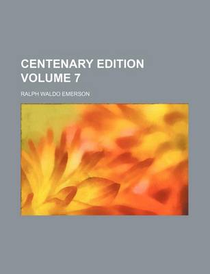 Book cover for Centenary Edition Volume 7