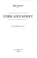 Book cover for Cork and Kerry