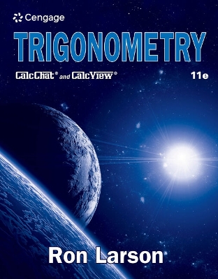 Book cover for Webassign for Larson's Trigonometry, Single-Term Printed Access Card