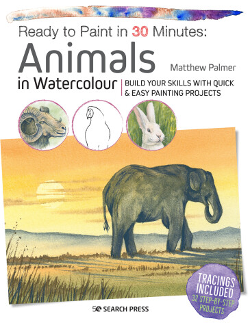 Book cover for Animals in Watercolour